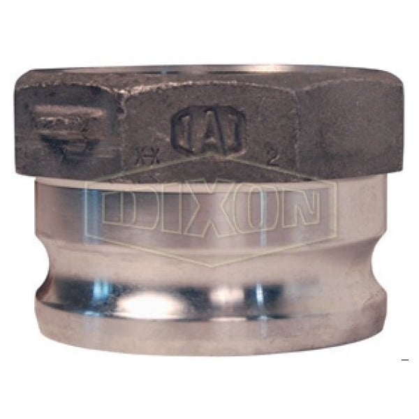 Cam and Groove Adapter, 4 in, Adapter x NPSM, Aluminum, Domestic